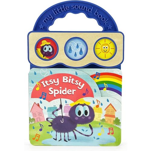 Itsy Bitsy Spider Children's 3-Button Sound Book for Babies and Toddlers; Favorite Nursery Rhymes Board book – Sound Book, February 27, 2023