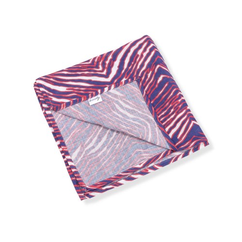 Organic Cotton Buffalo Bills Baby Blanket | Muslin Baby Blanket