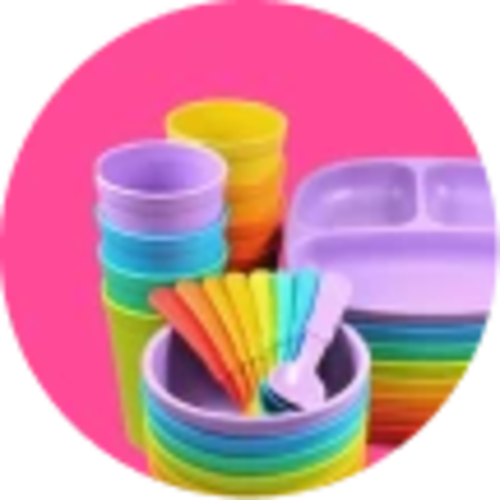 Toddler Dining Set USA Made from Recycled Materials – Re-Play
