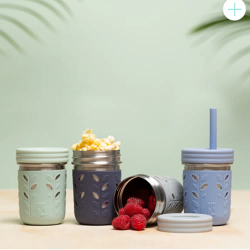 Stainless Steel 10oz Drinking Tumblers + Food Storage