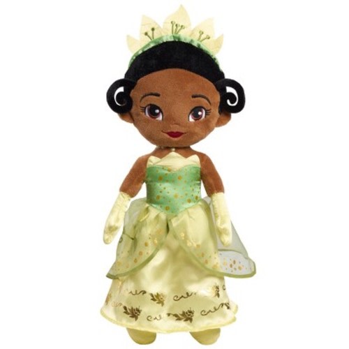 Disney Princess Signature Collection Large Plush Tiana: Creative Thinking Stuffed Doll, Polyester Material