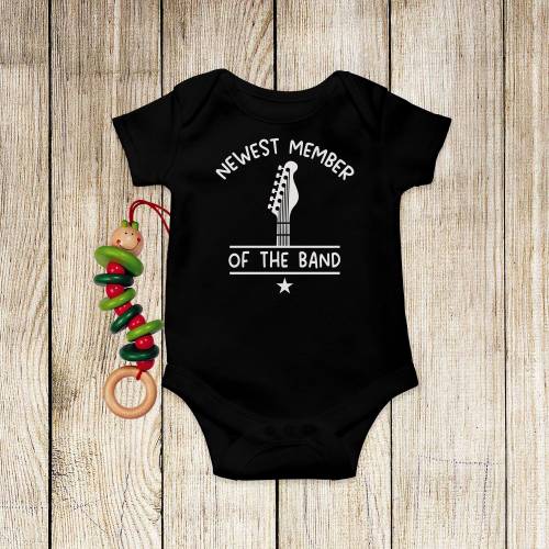 Rock Baby Bodysuit, Newest Member Of The Band, Guitar Baby Clothes, Heavy Metal, Funny Baby Clothes, Baby Announcement, Newborn Outfit