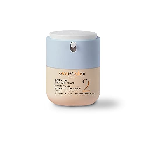 Evereden Protecting Baby Face Cream, 1.7 fl oz | No.2 Silk Cream | Clean Baby Care | Non-toxic and Fragrance Free | Clean Ingredients