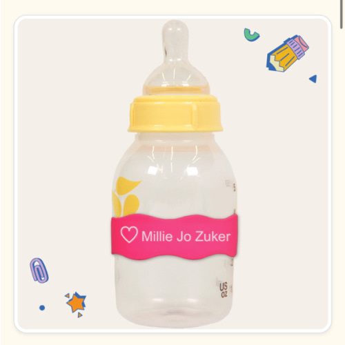 Orbit Labels® Personalized Baby Bottle Labels
