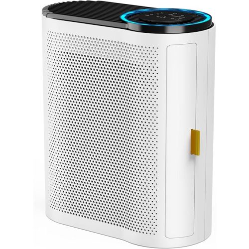 AROEVE Air Purifiers for Large Room Up to 1095 Sq Ft Coverage with Air Quality Sensors Impressive Filter Layer with Auto Function for Home, Bedroom, MK04- White