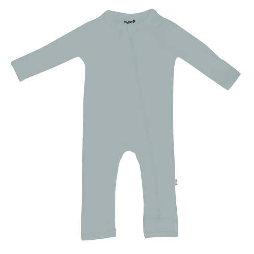 Zippered Romper in Glacier