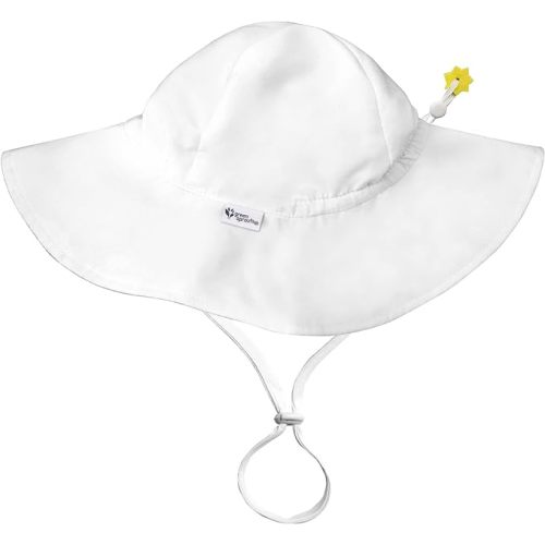 green sprouts Baby Girls' UPF 50+ Eco Brim Hat - 3 Months - White