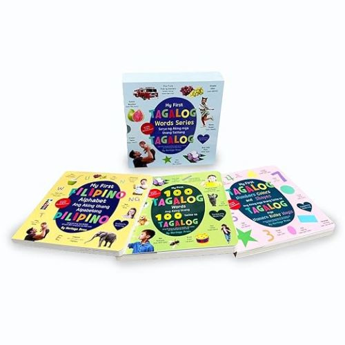 My First Tagalog Words Series: 3 Board Books, Filipino Childrens Book and great first Tagalog books for kids by Heritage Press