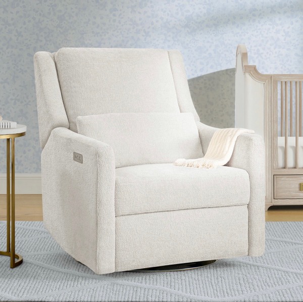 Seoul Power Recliner with USB-C Charging Ports, Nightlight & Lumbar Pillow