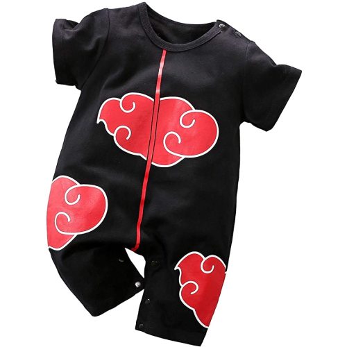 Beal Shopping Baby Clothes Cosplay Anime Newborn Jumpsuits Lovely Cartoon Romper - Black1 - 3-6 Months