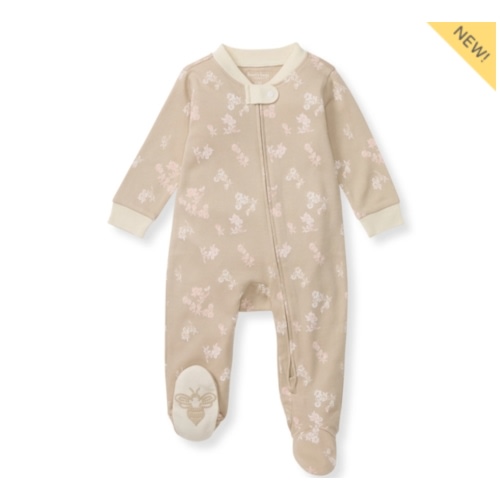 Whimsical Floral Organic Cotton Sleep And Play - Newborn