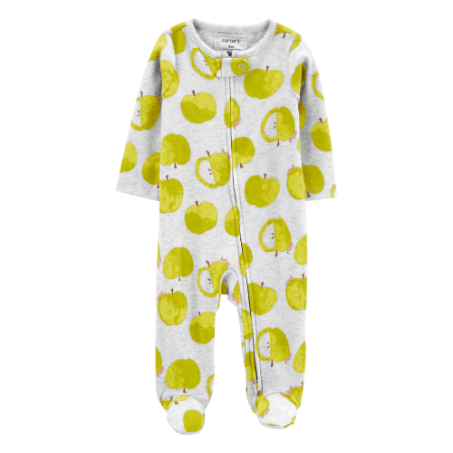 Baby Green Apple 2-Way Zip Sleep & Play Pajamas - Carter's | Carter's