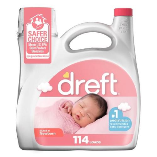 Dreft Stage 1 Newborn Baby Laundry Detergent Liquid HE Compatible - TikTok Shop