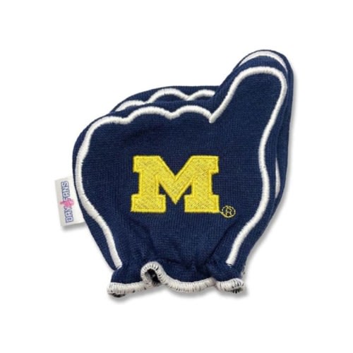 Michigan Wolverines Blue FanMitts Baby Mittens - BLUE