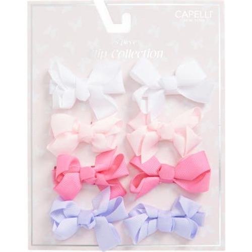 Kids' Assorted 8-Pack Bow Clips