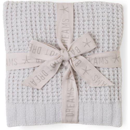 Barefoot Dreams® Waffle Knit Baby Blanket, Fog Gray