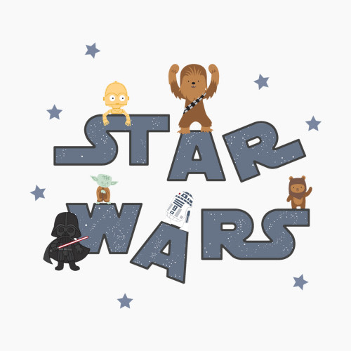 Lambs & Ivy Wall Decals - Star Wars Logo