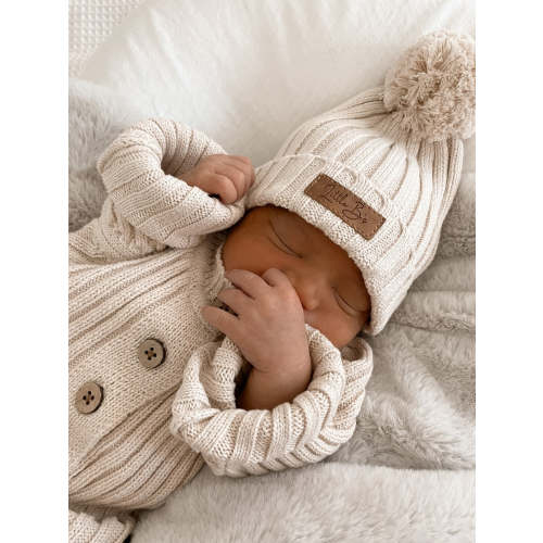 Ribbed Beanie ~ Honey Milk