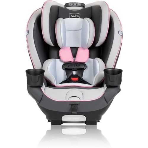 Evenflo EveryKid 3-in-1 Convertible Car Seat (Oneida Pink)