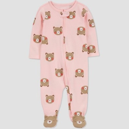 Carter's Just One You® Baby Girls' Sleep N' Play, Color: Pink/Brown, Size: Newborn