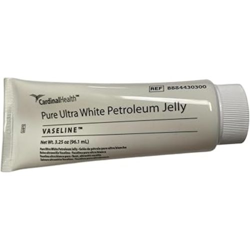 Vaseline Pure Ultra White Petroleum Jelly Ointment, Kendall, 2-pack, 3.25 oz. each