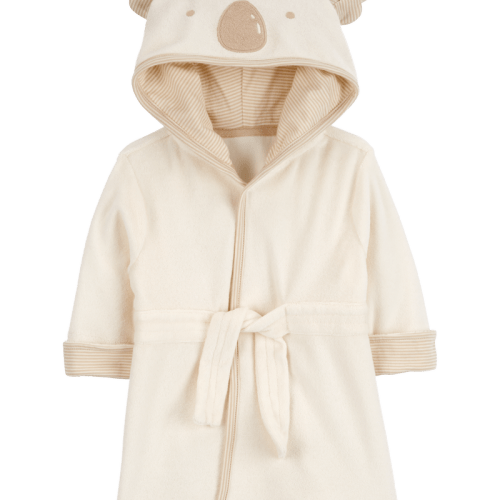 Ivory Baby Koala Hooded Terry Robe | Carter’s Oshkosh Canada