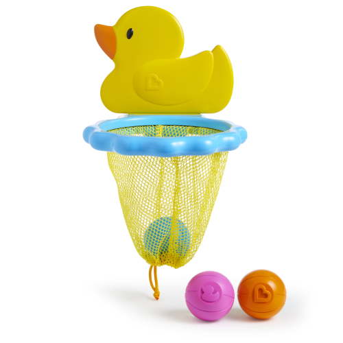 Munchkin® DuckDunk™ Basketball Toss Toddler Bath Toy, Yellow, Unisex