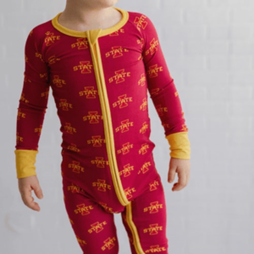 Iowa State Cyclones One-Piece: Cozy Zippered One-Piece for Fans – Tailgate Tikes