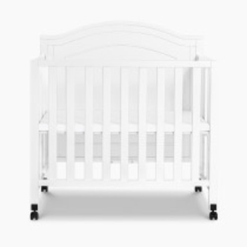 daVinci Charlie Folding Portable 3-in-1 Mini Crib - White
