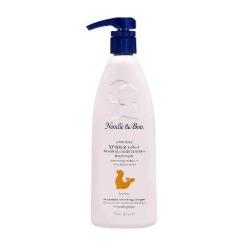 Noodle & Boo Kinder 3-in-1 Shampoo, Conditioner & Body Wash for Sensitive Scalp & Skin, Crème Douce - 16 fl oz