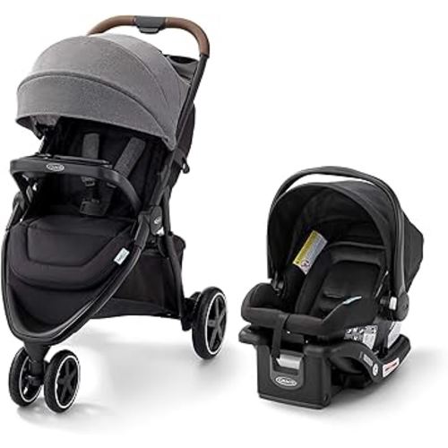 Graco Outpace LX All-Terrain Travel System - Includes SnugRide 30 Lite Infant Car Seat, Briggs, High-Performance Stroller/Car Seat Combo, Practical & Durable