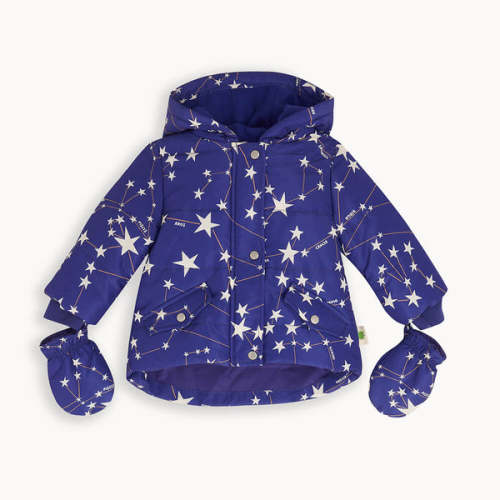 Brora - Navy Constellation Winter baby & Kids Jacket 0-6 months / Blue / Recycled Polyester