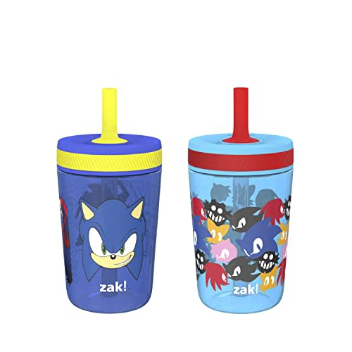 Zak Designs Marvel Spider-Man Kelso Toddler Cups For Travel or At Home,  15oz 2-Pack Durable Plastic Sippy Cups With Leak-Proof Design is Perfect  For