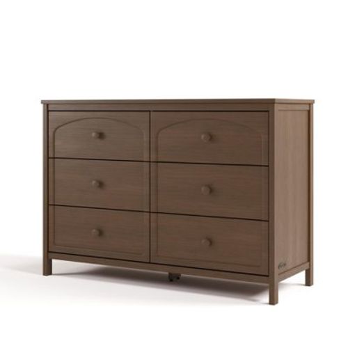 Graco Olivia 6 Drawer Double Dresser Hazelnut
