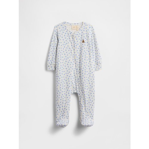 Baby Print Two-Way Zip One-Piece