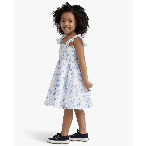 Hill House Home Nap Dress - Blue Botanical (12M & 4Y)
