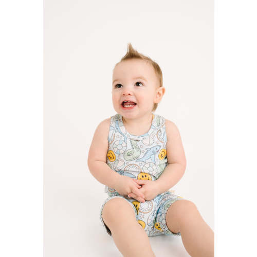 Blue Beach Babe Summer Tank Set