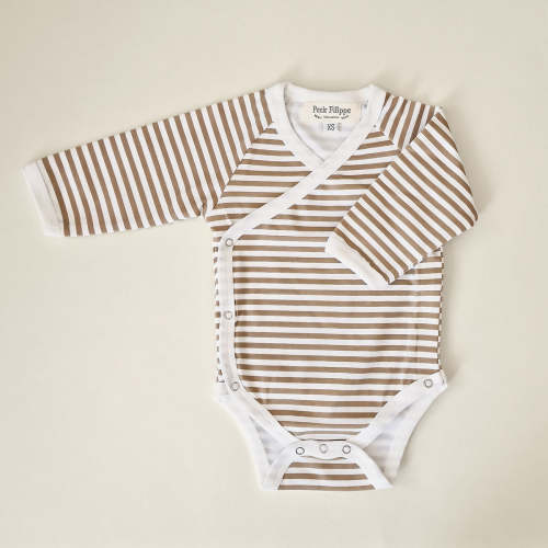Baby Bodysuit - Long Sleeves - Striped