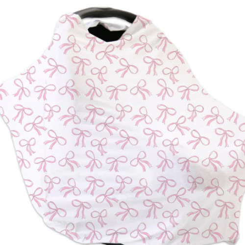 Blushing Bows Multi-Use Stretchy Car Seat & Nursing Cover