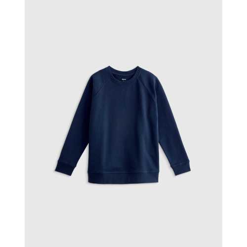 Organic Cotton French Terry Crew Neck Sweatshirt