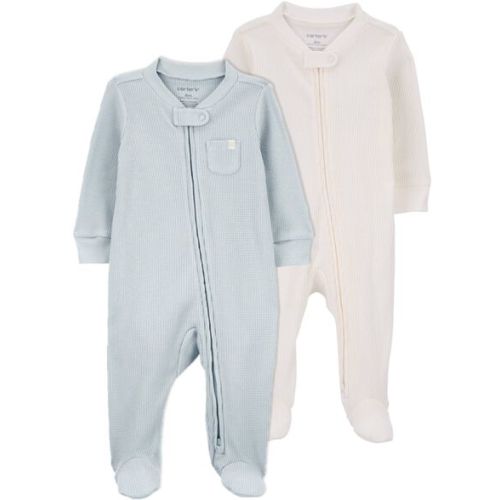 Baby 2-Pack Thermal Textured Sleep & Play Pajamas | Carter's