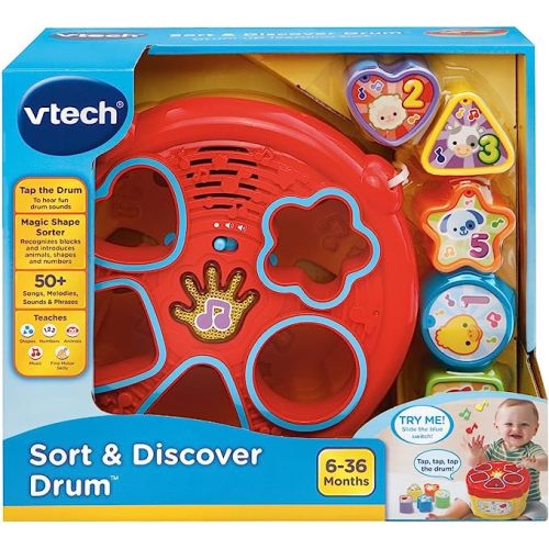 Vtech Sort and Discover Drum, Yellow
