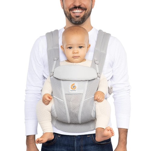 Ergobaby Omni Breeze, Breathable Mesh Baby Carrier, Lumbar Support (7-45 Lb)