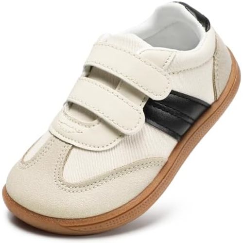 Toddler Wide Toe Box Shoes:Boys Barefoot Shoes Kids Walking Shoes Boy Sneakers Non-Slip Zero Drop Shoes,Toddler First Walking Shoes Comfort Tennis Outdoor Activities