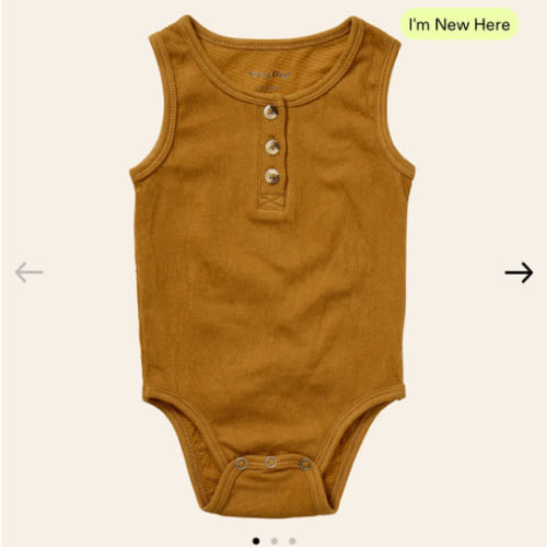 Henley Tank Onesie – Young Days