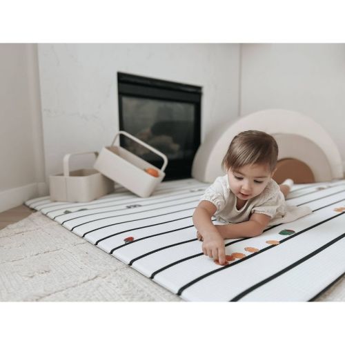 LITTLE Bot Ofie Mat x World of Eric Carle Activity Play Center - Caterpillar Pop + Zen Line
