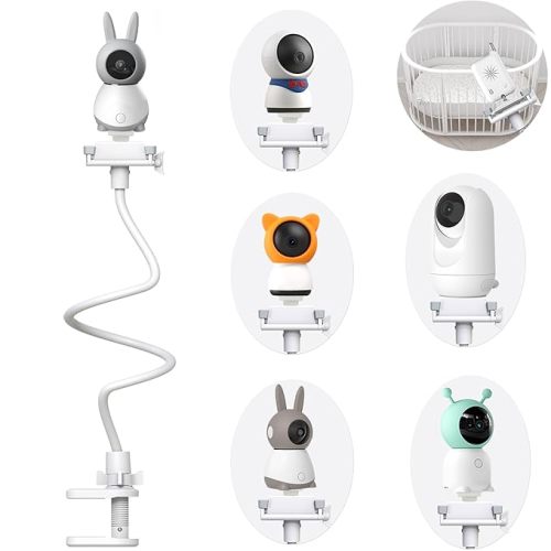 Baby Camera Mount Stand Compatible with BOIFUN/TECGUUD/ieGeek Baby Monitor Flexible Baby Monitor Holder Shelf C,Baby Camera Stand More Safety(33.75 inch/Camera Not Included)