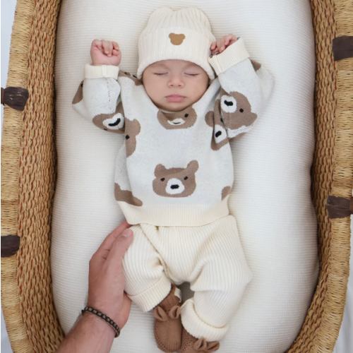 Little Bear Jacquard Sweater