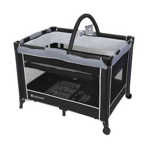 Baby Trend® EZ Rest® Nursery Center Playard in Silver Cloud