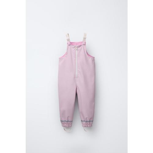 RUBBERIZED WATER REPELLENT OVERALLS - Pink | ZARA United States